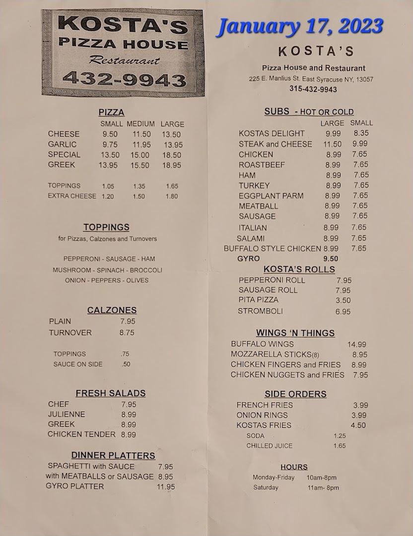 Kostas Pizza House